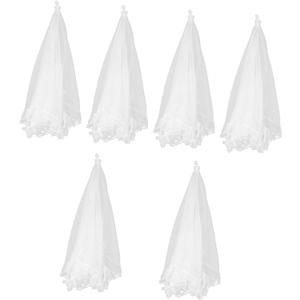 Quality 6 Pack Food Covers 12 Inch Square Mesh Dish Cover Practical Home Kitchen Accessory