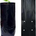 gardtree 3/4 Gallon 100 Pcs Tall Plant Nursery Bags 4.7" x 11.7", Deep Root Plastic Plant Grow Bags Thicken Tree Seedling Pots for Vegetables, Flower, Fruit, Citrus, Nut Trees, Taproot Saplings