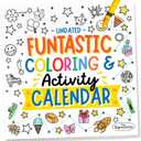 Tiny Expressions 2026 Kids Calendar Undated - Funtastic Coloring and Activity Calendar for Kids - 12 x 12 Inches, Customizable for 2026 or 2027 - Educational and Interactive Use at Home and School
