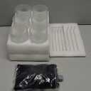 Florvani 16 Oz Hobnail Drinking Glasses Set of 6  Clear Multipurpose Glassware Sets, Decorative & Stylish Glasses Drinking Set W/Straws for Bar, Kitchen, Cocktail Glassware  Home, Dining, & Kitchen