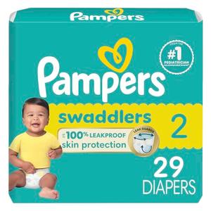 Pampers Baby Diapers - Swaddlers - Size 2, 29 Count, Ultra Absorbent Disposable Infant Diaper