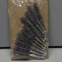12Pcs Stainless Steel Bore Brush Set with 1/4" Hex Shank 8-30mm Wire Brush for Power Drill for Rust and Tube Cleaning