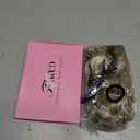WeKen Hair Bun Medium Long Curly Synthetic Hairpiece Blonde