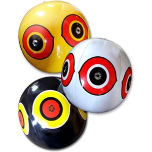 Bird-X Scare-Eye Bird Scare Balloons for Bird Control, 3D Predator Eye Design, Reflective Bird Scare Solution, Covers Up to 6,000 Sq Ft, Pack of 3 (Yellow/White/Black)