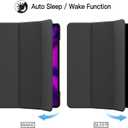 JETech Case for iPad Pro 12.9-Inch (2020/2018 Model, 4th/3rd Generation), Compatible with Pencil, Cover Auto Wake/Sleep (Black)