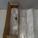 Nieifi Spice Rack Wall Mount, 4 Pack, Clear, Screw or Adhesive Installation, Spice Rack Organizer for Your Kitchen Cabinet or Pantry Door