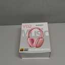 Wentronic Y02 Active Noise Cancelling Headphones,60H Battery,5 EQ Music Modes,Hi-Res Audio,Deep Bass,Foldable Wireless Over Ear Bluetooth 5.4 Headset,Breathable Leather Earpads (Pink)