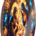 2 x Nativity Ornaments for Christmas Tree, Christmas Ornaments 2025, Religious Nativity Scene Decoration, Christian Christmas Ornaments, Elegant Holy Family Ornament, Faith-Inspired Holiday Keepsake (Nelxi-209)