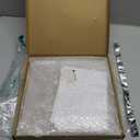 GENMOUS 10.5" Acrylic Wedding Card Box with Lid, Large Gift Card Box for Wedding Reception, DIY Clear Wedding Envelope Money Card Box for Party,Graduation,Baby Shower,Birthday Decorations,Memory Box