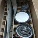 TALOYA 52 Inch Ceiling Fans with Lights Led Remote Control Flush Mount Low Profile for Bedroom Farmhouse Patio Outdoor Living Room Kitchen Dining Room,DC Motor,Reversible,White Oak