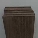 WOPITUES Wood Floating Shelves Set of 6, Shelves for Wall Decor, Farmhouse Shelf for Bedroom, Bathroom Storage Shelves, Book Shelves for Living Room, Dark Brown