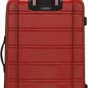 Rockland Melbourne Hardside 3 Piece Expandable Spinner Wheel Luggage Set, (20"/24"/28"), Red