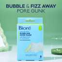 Bior Pore Refining Bubbling Nose Mask, Glycolic Acid and Hyaluronic Acid Exfoliant for Face, Pore Cleansing Mask, 8 Ct