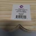 Unfinished Shaped Wood Decor Flower 4 Pack