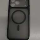 TOCOL for iPhone 17 Pro Max Phone Case, Compatible with Magsafe, Full Camera Protection, Built-in Magnetic Ring, Translucent Matte for iPhone 17 Pro Max Case 6.9 inch (Black)