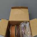 30% Real Wood Fiber 3D Printer Filament Bundle, 3 D PLA Printing Print Filament 1.75 mm, +/-0.03mm & 2.2 lbs, Walnut, Oak, Cherry, Teak, 250g X 4 Pack
