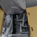 Large Baby Playpen for Babies and Toddlers, Playpen 7450, Large Baby Play Yards Indoor & Outdoor, Sturdy Safety Baby Play Pen with Soft Breathable Mesh, Toddlers Activity Center with Anti-Slip Base (Grey)