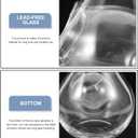 VALICLUD Japanese Style Ice Wine Bottle Decanter with Ice Chamber Glass Wine Pourer 6.3Oz Cold Server for Home Bar Restaurant Entertainment