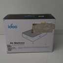 iDOO Queen Air Mattress with Built in Pump, 18 Raised Comfort Blow up Mattress, Upgraded Four Chamber Airbed, Inflatable Mattress for Guests and Home, colchon inflable, Air Bed, 650 lbs Max (Grey)