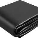 TEZONG Pond Liner, 20x30Ft Pond Liners for Outdoor, 28Mil PE Black Koi Fish Pond Liners, Reinforced Pond Underlayment for Ponds, Water Gardens, Waterfall, Stream, Fountains, Aquaculture, Agricultural