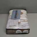 Pinch Pleated Linen Curtains 96 Inches Long for Living Room Bedroom, Light Filtering Boho Window Drape 96 inch 2 Panels Burgs with Hooks&Rings 8ft Cream Birch Sliding Glass Door Sheer Curtain Decor