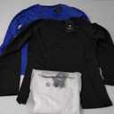 LEQILA 3 Pack Men's Compression Shirts Long Sleeve Workout Gym T-Shirt Running Top Cool Dry Sports Baselayer Undershirts M