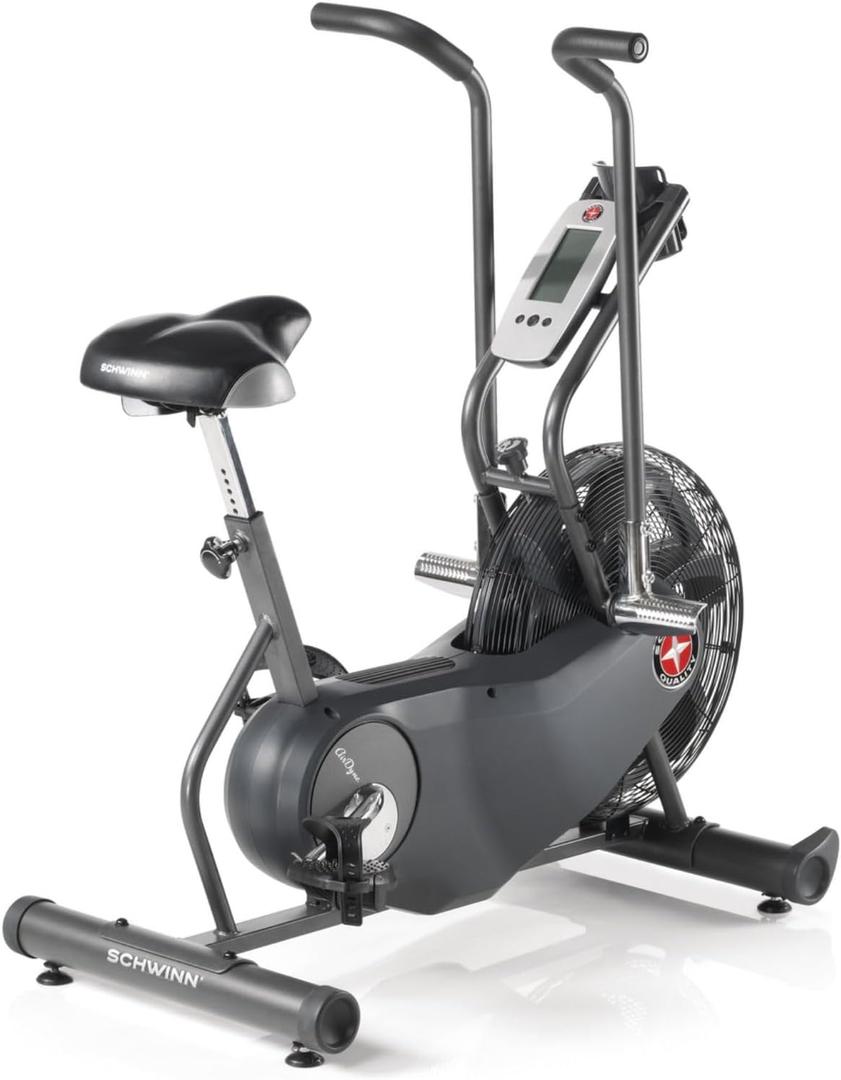 Schwinn Fitness AD6 Airdyne Bike, Black, 48 x 15 x 27