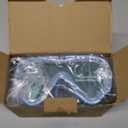 Vvinca Kids-Goggles with Nose Cover, Diving Mask Elastic Fabric Strap Anti Fog Anti Shattered Lens for Kids Swim Goggles 3-14 (02-sea Green & Blue)