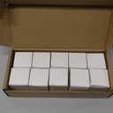 Asidrama 10 Pack Satin Nickel Kitchen Cabinet Knobs - Clear Crystal Drawer Knobs for Dresser Drawers (Single Hole Knob)