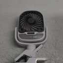 Arctic Air Grip Go Evaporative Cooler, Cordless & Portable Fan with 3 Speeds, Universal Clamp 360 Degrees Head Swivel, USB Charging, 5-Hour Battery, Personal for Home, Office, Car More, White