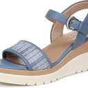 Naturalizer Graciela Wedge Sandals (Blue), Size 7