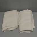 Cream Sheer Linen Curtains 96 Inch Long for Living Room 2 Panels Back Tab Pocket Soft Natural Light Weight Airy Semi Privacy Linen Sheer Curtains for Bedroom Dining Cottage Urban Decor 8 FT 52x96