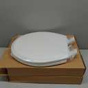 Mayfair NextStep2 Toilet Seat with Built-In Potty Training Seat, Slow-Close, Removable that will Never Loosen, Round, White, 2-Pack