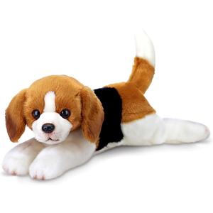 Bearington Lil' Hunter Beagle Stuffed Animal - 8" Soft and Fluffy Beagle Plush Toy - Lifelike Stuffed Beagles - Adorable Puppy Dog Plushies - Gift for Kids, Babies, and Animal Lovers