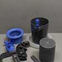 Wall Mount Swimming Pool Surface Debris Skimmer Basket with Socks Above Ground Pool Skimmer Kit with Quick Set Up & Adjustable Mounting Bracket for 800+ GPH Pumps - Blue