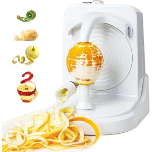 Potato Peeler Electric,Orange Peeler Tool Stainless Steel Multifunctional Peeler For Kitchen,Best Automatic Apple Peeler for Mango,Citrus,Lemon,Peach,Kiwi,Carrot Vegetable Fruit