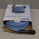 LULUW 25FT 1/4-inch High Pressure Washer Hose,3600PSI M22 14mm Replacement Power Washer Hose for Most Brands, Blue