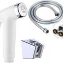 LikeHome Bidet Sprayer for Toilet - Cloth Diaper Sprayer Shattaf Handheld Bidet Rinse Spray Head - White (Without T-Adapter)