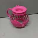 Ecolution Patented Micro-Pop Microwave Popcorn Popper with Temperature Safe Glass, 3-in-1 Lid Measures Kernels and Melts Butter, Made Without BPA, Dishwasher Safe, 3-Quart, Hot Pink