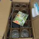 Ruckae 16oz 10 Pack Juice Bottles, Glass Bottles with Lids, Smoothie Cup Lids and Straws, Water Bottle Mason Jar Drinking Glasses for Juicing, Smoothies, Kombucha (Transparent)