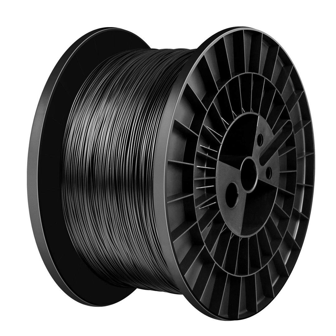 TIANSE PLA Filament 1.75mm PLA 3D Printer Filament, 5kg Cardboard Spool (11 lbs), Dimensional Accuracy +/- 0.03mm (Black, 1-Pack)