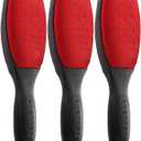 Evercare Magik Brush with Black Handle- Double-Sided Lint Remover Brush, Pet Hair and Dust Cleaner for Clothing, Bedding, Upholstery - Trusted Fabric Lint Roller, Reusable Lint Brush (3-Pack)