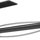 SetSail Paper Towel Holder, Single Hand Operable Paper Towel Holder Under Cabinet with Adjustable Damper, Easy Tear, Wall Mount, Self-Adhesive or Drilled for Kitchen Bathroom, Black (1 pack)