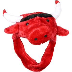 Petitebella Bull Costume Hat (One Size, Red)