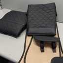 Elantrip 2PCs Front Car Seat Covers Leather Water Proof Seat Protector Universal fit for Most Cars SUVs and Trucks Black