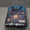 Uni Baby Diaper Bag, Mommy and Baby Stuff Backpack with Fun Prints, Pink and Black (Blue)