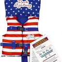 Dark Lightning USCG Approved Infant Life Jacket 0-30 lbs, Swim Vest for Baby/Toddlers 1-3 Year Old 20-30 lbs,Toddler Floaties for Pool Swimming,Boating,Beach,Puddle