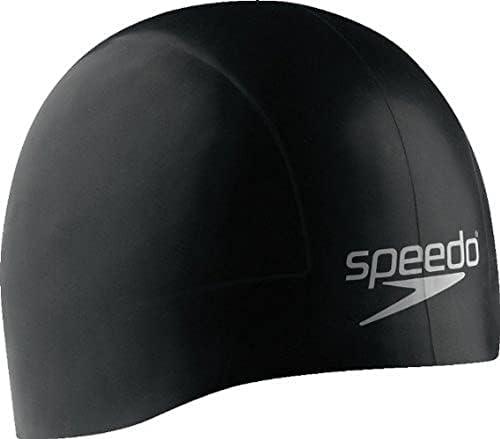 Speedo Unisex-Adult Swim Cap Silicone Aqua V, M