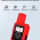 for Garmin inReach Mini 3 Plus Protective case, Shockproof Waterproof Lightweight Silicone Protective, Red