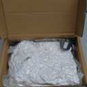 Memory Foam Knee Pillow, Sleeping Leg Pillow, for Side Sleepers & Pregnant Women - for Spinal Alignment, Relief Sciatica, Knee, Back, Leg & Hip Pain, with Washable Cover & Travel Bag, White